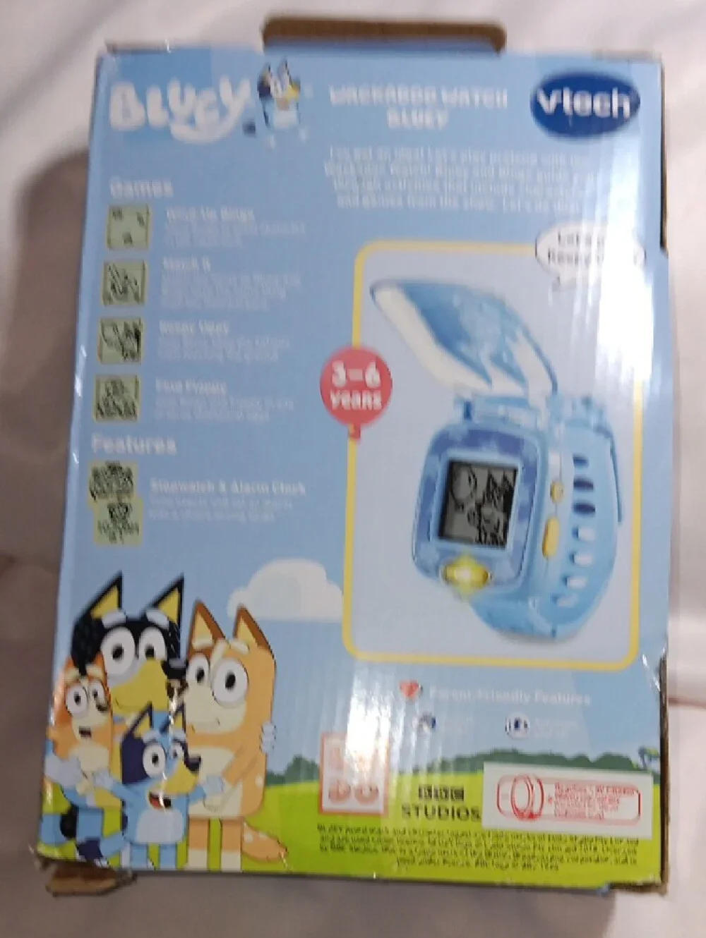 VTech Wackadoo Watch Bluey - Blue Kids Smartwatch